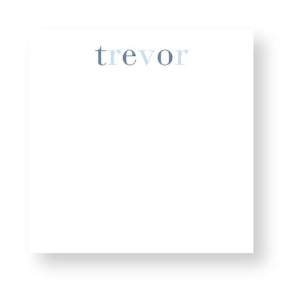 Custom Blue Rainbow Notepad