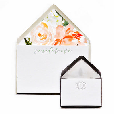 Letterpress Notecard Correspondence Stationery Stationary Shop Small Local Charlotte Gifting