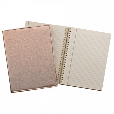 Leather Refillable Notebook Spiral Bound Desk Essentials Graduation Shop Small Local Charlotte