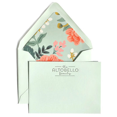 Letterpress Notecard Correspondence Stationery Stationary Shop Small Local Charlotte Gifting