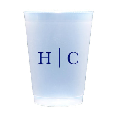 Personalized Reusable Plastic Cup Monogram Party