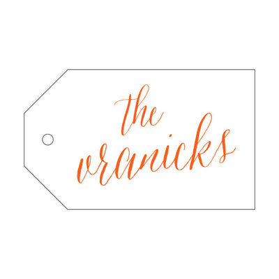 Letterpress Gift Tag Family 5