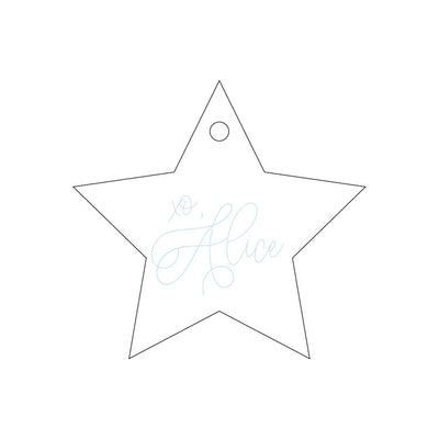 Letterpress Gift Tag Love 9