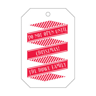 Letterpress Gift Tag Holiday 23