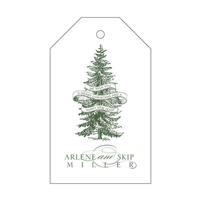 Letterpress Gift Tag Holiday 24