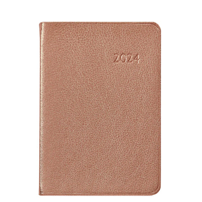 Leather Weekly Notebook - Metallics