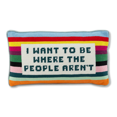 Where The People Aren't Pillow