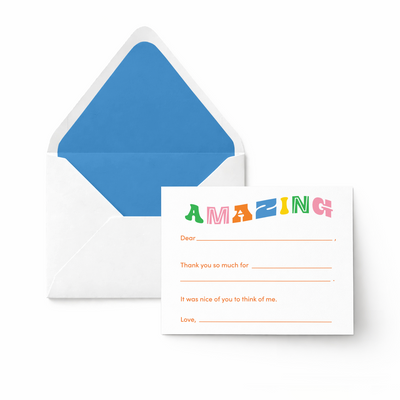 Fill in Thank You Notes - Amazing