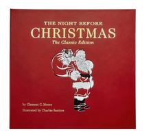 Load image into Gallery viewer, The Night Before Christmas Leather Bound Book