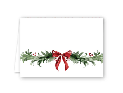 Christmas Garland Place Cards