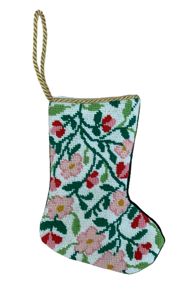 Winter Floral Stocking