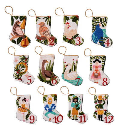 12 Days of Christmas Stocking Set