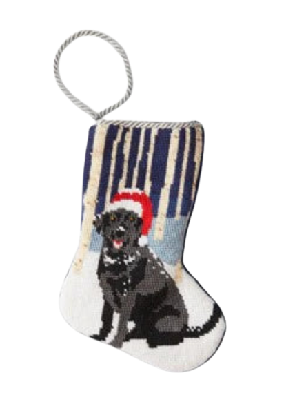 Black Lab Stocking