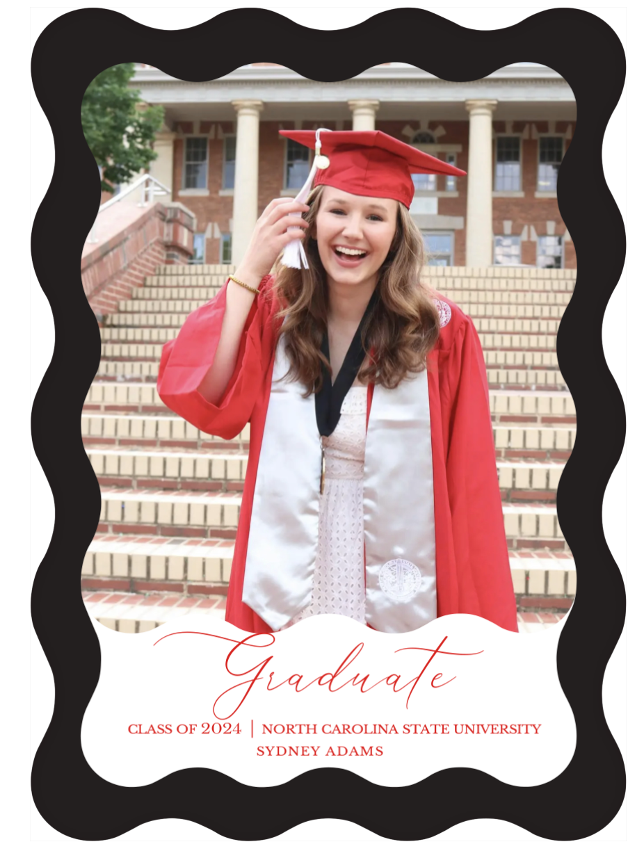 Sydney Graduation Announcement