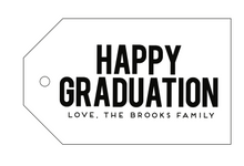 Load image into Gallery viewer, Letterpress Gift Tag Graduation 4