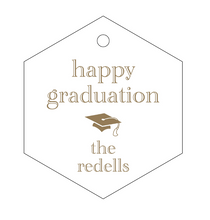 Load image into Gallery viewer, Letterpress Gift Tag Graduation 2