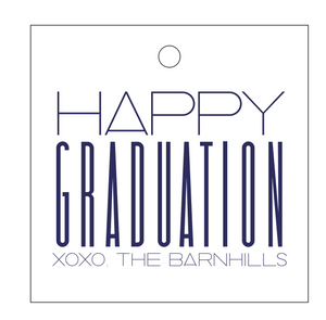 Letterpress Gift Tag Graduation 1