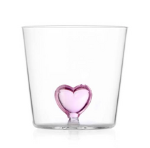 Load image into Gallery viewer, Glass Heart Tumbler