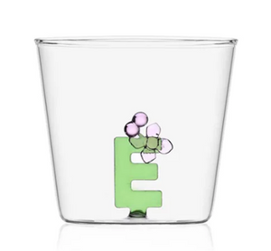 Glass Alphabet Tumbler