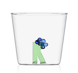 Glass Alphabet Tumbler