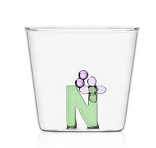 Load image into Gallery viewer, Glass Alphabet Tumbler