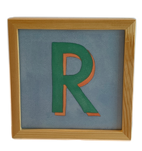 Load image into Gallery viewer, Alphabet Framed Decor