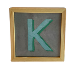 Load image into Gallery viewer, Alphabet Framed Decor