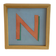 Load image into Gallery viewer, Alphabet Framed Decor
