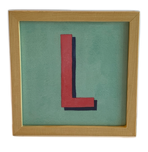Load image into Gallery viewer, Alphabet Framed Decor