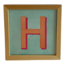 Load image into Gallery viewer, Alphabet Framed Decor