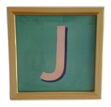 Load image into Gallery viewer, Alphabet Framed Decor