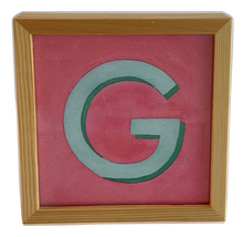 Load image into Gallery viewer, Alphabet Framed Decor