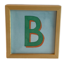 Load image into Gallery viewer, Alphabet Framed Decor