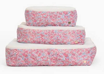 Pink Floral Packing Cubes