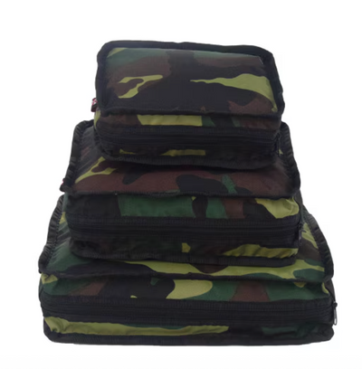 Camo Searsucker Packing Cubes