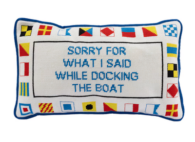 Docking the Boat Pillow