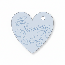 Load image into Gallery viewer, Engraved Heart Die Cut Gift Tag