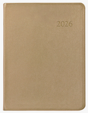 Load image into Gallery viewer, Leather Desk Diary - Metallics