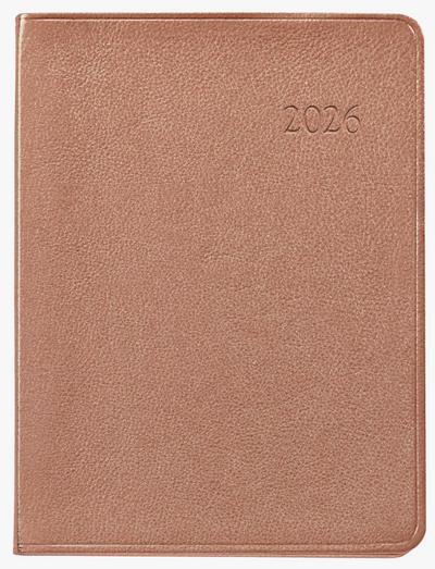 Leather Desk Diary - Metallics