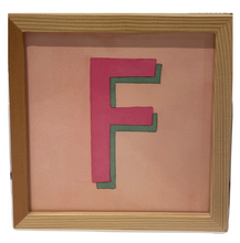 Load image into Gallery viewer, Alphabet Framed Decor