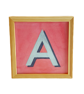 Alphabet Framed Decor