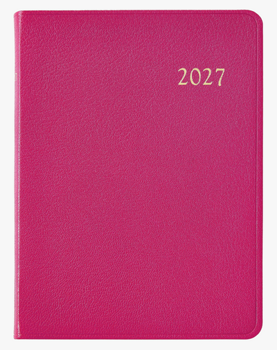 Leather Desk Diary - Brights