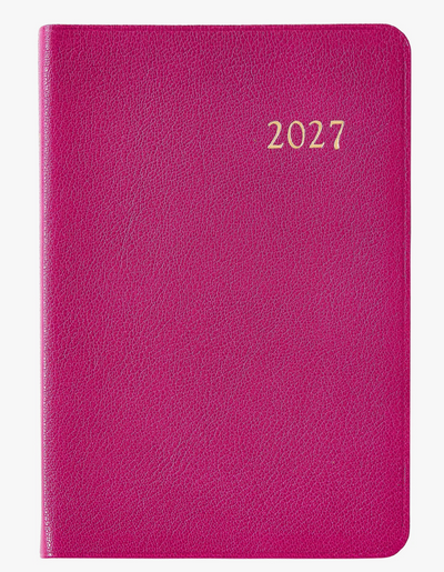 Leather Weekly Notebook - Brights
