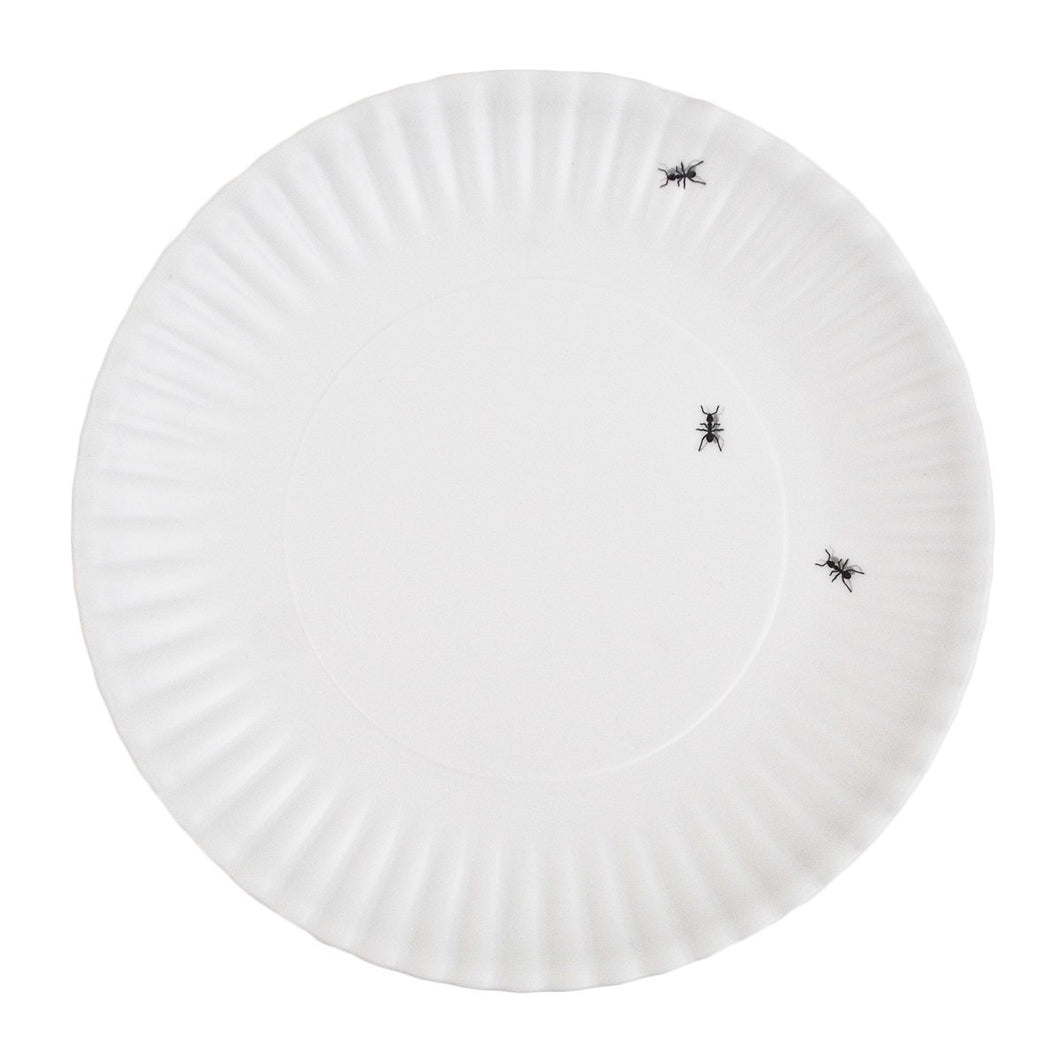 Reusable Dinner Plate with Ants