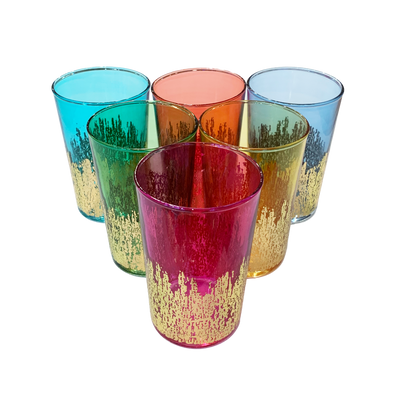 Colored Balls Tea Glasses