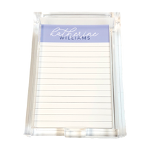 Load image into Gallery viewer, Acrylic Notecard Holder with Personalized Notes