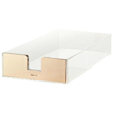Acrylic letter tray. Shop desk accessories at paper twist in Charlotte