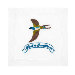 Bird Linen Coaster