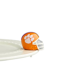 Load image into Gallery viewer, Clemson Football Helmet  Ceramic Mini Nora Fleming Attachment Charlotte Shop Small