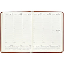 Load image into Gallery viewer, Leather Desk Diary - Brights